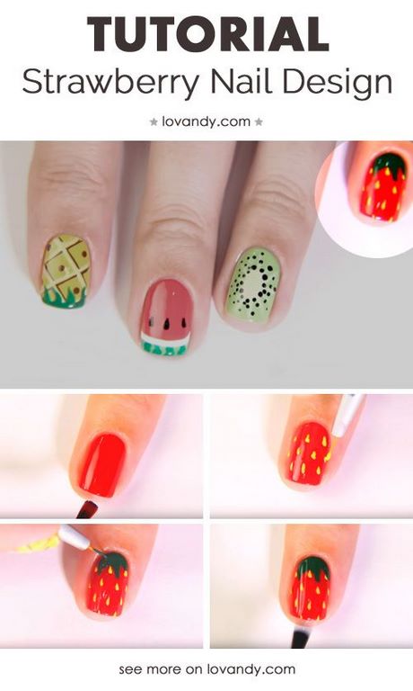 strawberry-nail-art-design-93_14 Strawberry nail art design