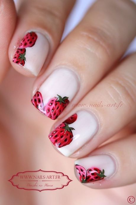strawberry-nail-art-design-93_3 Strawberry nail art design