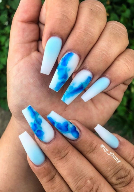 summer-nail-designs-blue-66_3 Modele de unghii de vară albastru