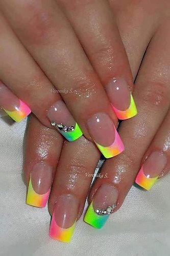 summer-nail-tip-designs-23_13 Modele de vârf de unghii de vară