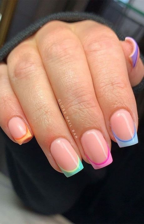 summer-nail-tip-ideas-38_5 Idei de vârf de unghii de vară