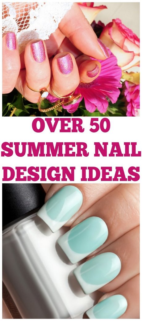 summer-simple-nail-designs-92_9 Modele de unghii simple de vară