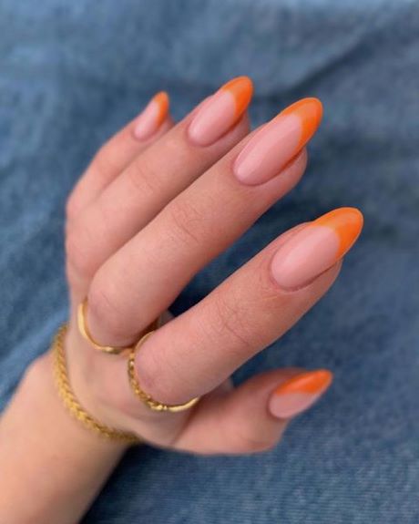 tangerine-nail-designs-41 Modele de unghii mandarine