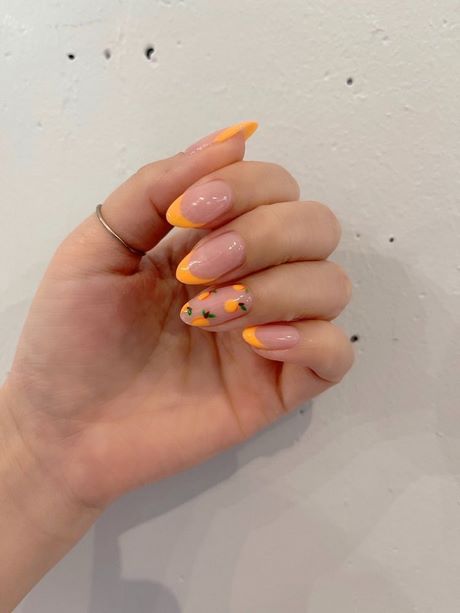 tangerine-nail-designs-41_13 Modele de unghii mandarine