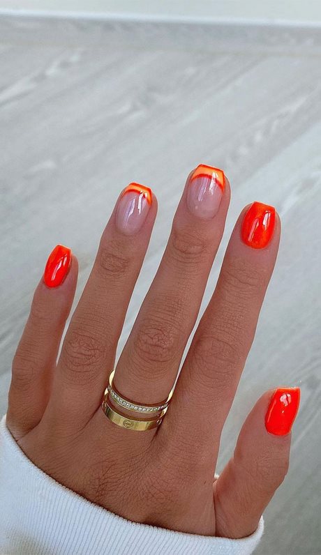tangerine-nail-designs-41_15 Modele de unghii mandarine