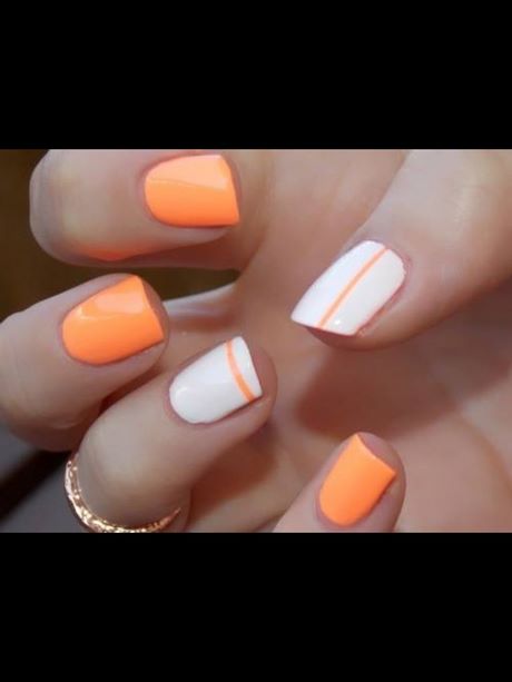 tangerine-nail-designs-41_17 Modele de unghii mandarine