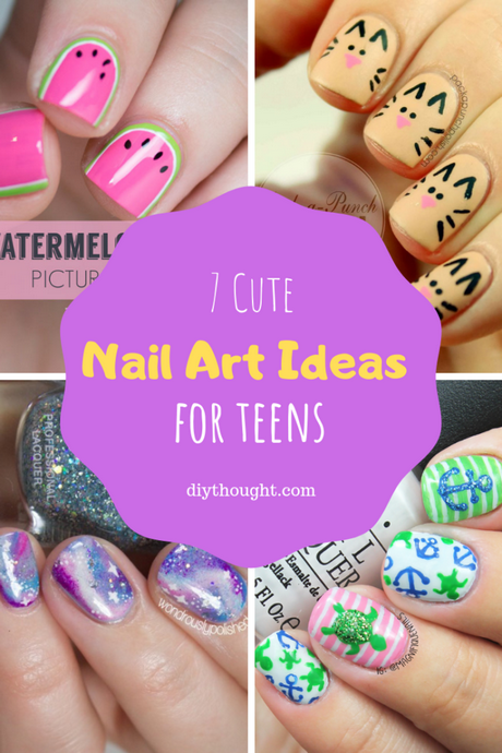 teenage-girl-nail-designs-72 Adolescenta unghii modele