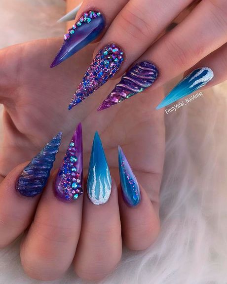 unicorn-nail-art-designs-76_9 Unicorn nail Art designs