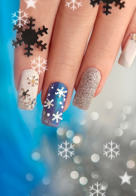 winter-blue-nail-designs-64_14 Modele de unghii albastre de iarnă