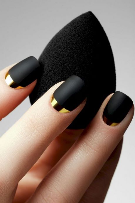 yellow-and-black-nail-art-designs-16_11 Modele de unghii galben și negru