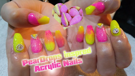 bright-colored-acrylic-nail-designs-45_4 Modele de unghii acrilice colorate