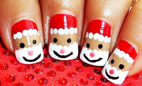 christmas-nails-for-short-nails-38_10 Cuie de Crăciun pentru unghii scurte