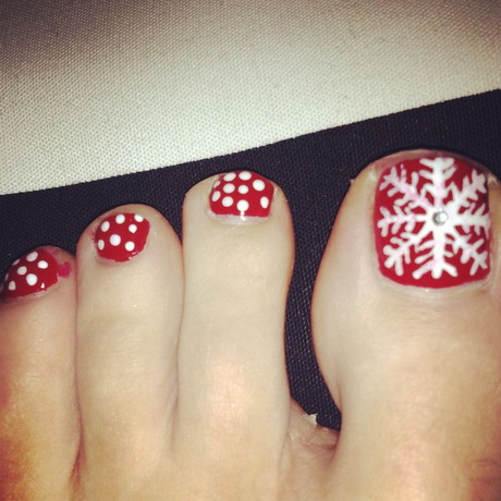 christmas-toenails-designs-99_5 Crăciun unghiile de la picioare modele