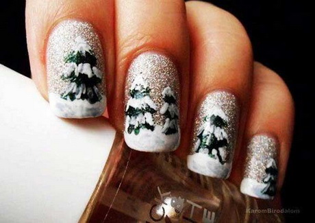 christmas-tree-nail-art-58_9 Pomul de Crăciun nail art