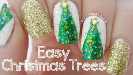 christmas-tree-nails-art-06_9 Arta unghiilor de pom de Crăciun