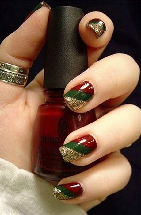 christmas-winter-nail-art-designs-52_11 Crăciun de Iarnă nail art modele