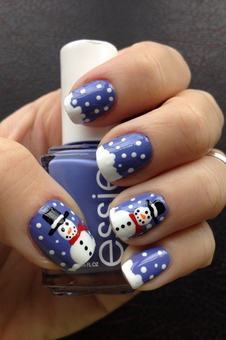 christmas-winter-nail-art-designs-52_17 Crăciun de Iarnă nail art modele