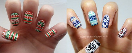 christmas-winter-nail-art-designs-52_7 Crăciun de Iarnă nail art modele