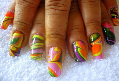 colorful-nail-art-39_10 Arta unghiilor colorate