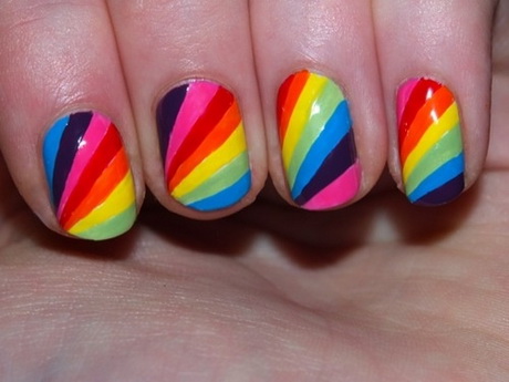 colorful-nail-art-39_4 Arta unghiilor colorate