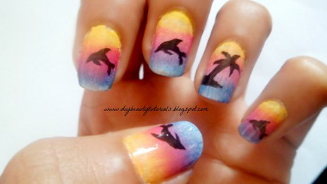 cool-nail-ideas-for-summer-04_17 Idei de unghii Cool pentru vara