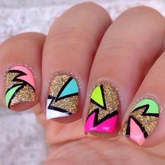 crazy-summer-nail-designs-67_8 Modele de unghii de vară nebunești