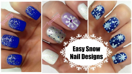 cute-easy-christmas-nail-designs-56_18 Drăguț Ușor de Crăciun modele de unghii