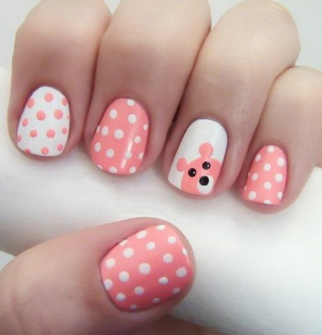 cute-fingernail-polish-ideas-55_10 Idei drăguțe de lustruire a unghiilor