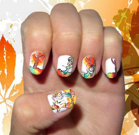 cute-nail-ideas-for-fall-71_12 Idei drăguțe de unghii pentru toamnă