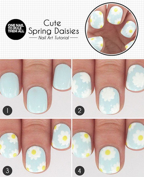 cute-spring-nail-art-23_8 Drăguț de primăvară nail art