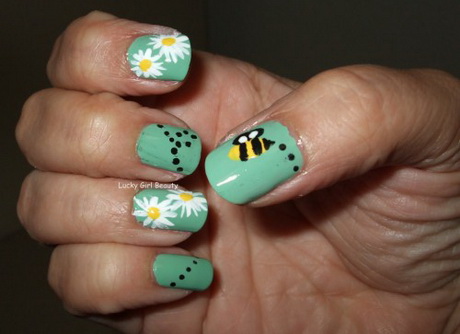 cute-spring-nails-48_16 Unghii drăguțe de primăvară