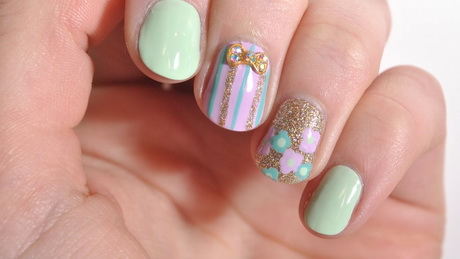 cute-spring-nails-48_17 Unghii drăguțe de primăvară