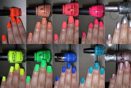 cute-summer-colors-for-nails-49_13 Culori drăguțe de vară pentru unghii