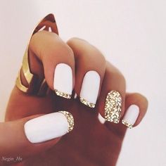 cute-white-nail-polish-ideas-40_15 Idei drăguțe de lacuri de unghii albe