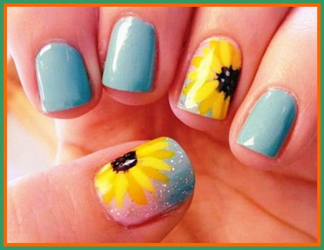 easy-summer-nail-ideas-01_18 Idei ușoare de unghii de vară