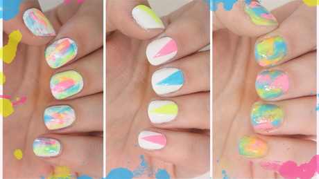 easy-summer-nail-ideas-01_7 Idei ușoare de unghii de vară