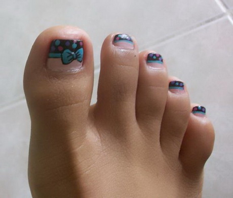 french-toe-nail-designs-96_9 Franceză toe unghii modele