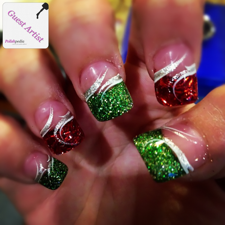 glitter-christmas-nails-92 Sclipici Unghii de Crăciun
