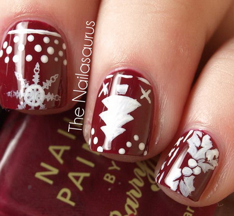 holiday-nail-designs-short-nails-91_9 Unghii de vacanță modele de unghii scurte