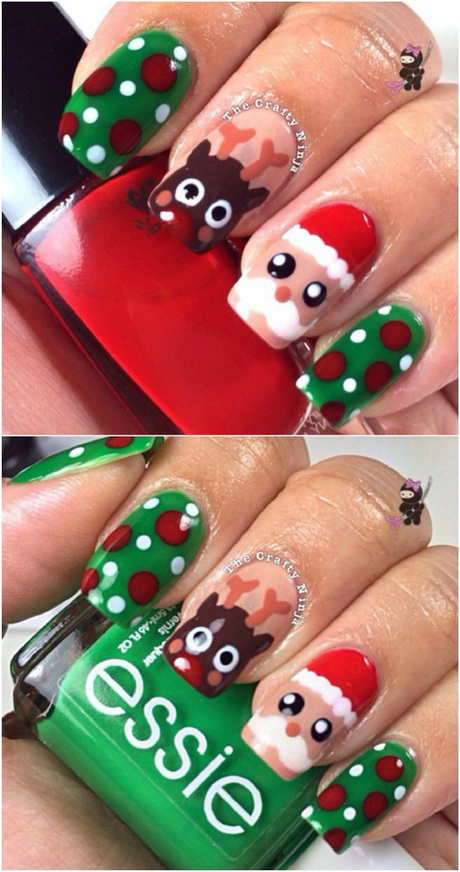 nail-art-christmas-design-50_7 Nail art Design de Crăciun