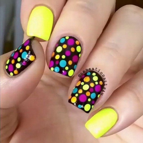 nail-art-designs-colorful-32_5 Nail art modele colorate