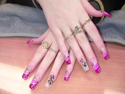 nail-art-designs-long-nails-67_11 Nail art proiectează unghii lungi