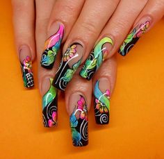 nail-art-designs-long-nails-67_13 Nail art proiectează unghii lungi