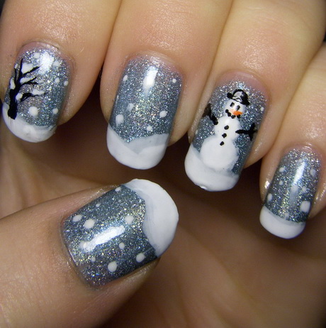 nail-art-for-winter-33_2 Nail art pentru iarna