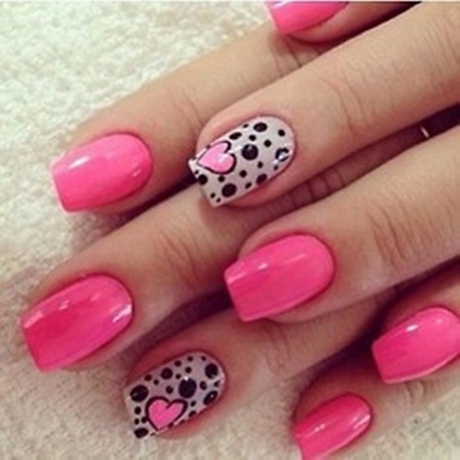 nail-design-pink-30_4 Design de unghii roz