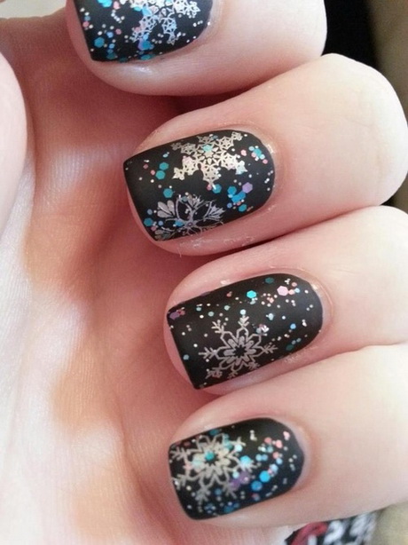 nail-winter-designs-74_4 Modele de iarnă pentru unghii