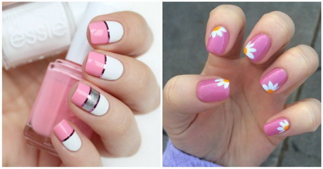 pink-summer-nail-designs-88_12 Modele de unghii de vară roz