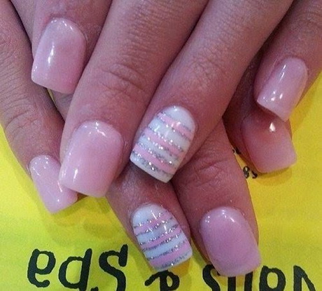 pink-summer-nail-designs-88_8 Modele de unghii de vară roz