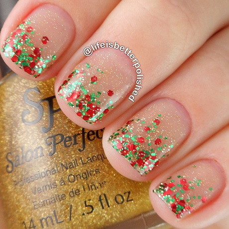 pretty-christmas-nails-83_7 Unghii frumoase de Crăciun