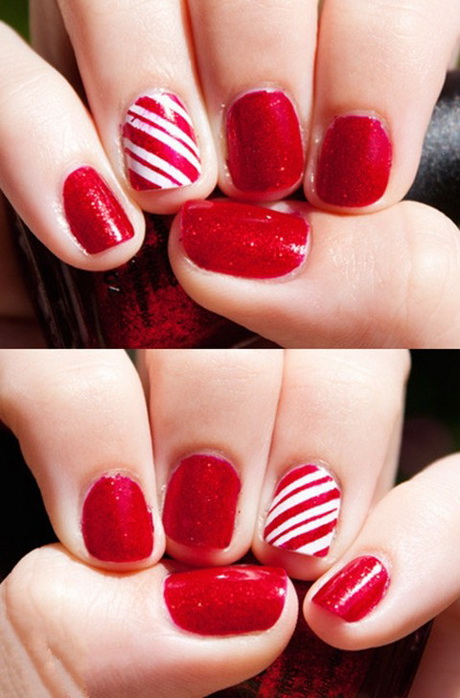 red-christmas-nails-43_15 Unghii roșii de Crăciun